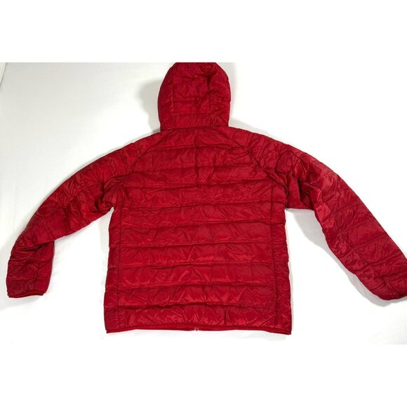 Uniqlo Ultralight Down Puffer Jacket Women L Red Packable Water-Repellent - Picture 3 of 9